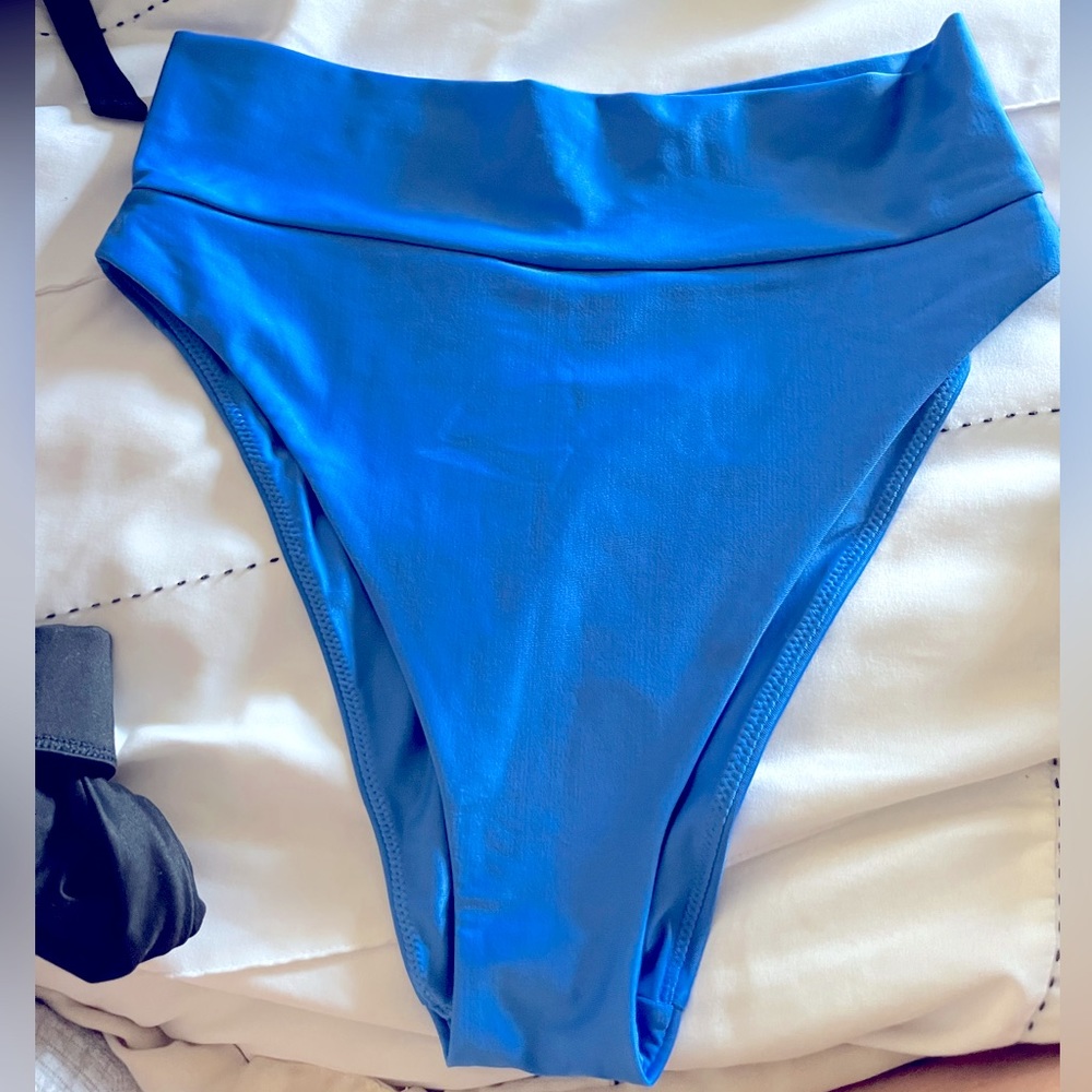 Aerie blue high waisted bottom